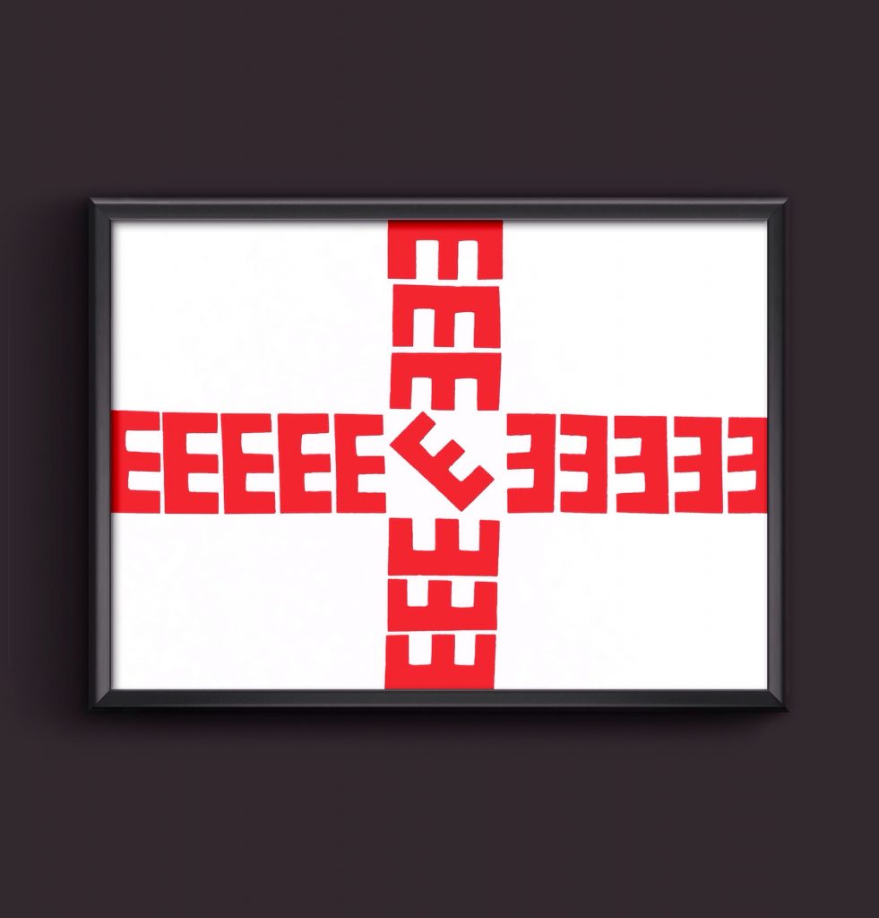 Typografie Poster England