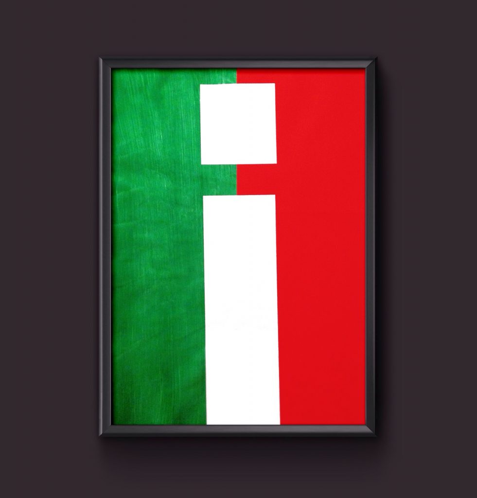 Typografie Poster Italien