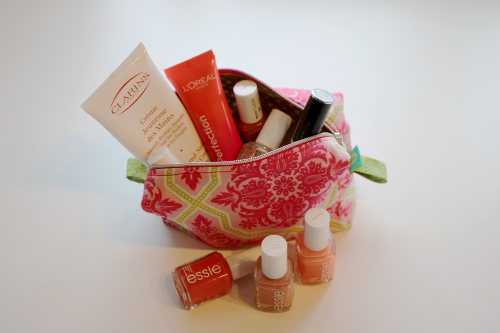 beauty bag pink