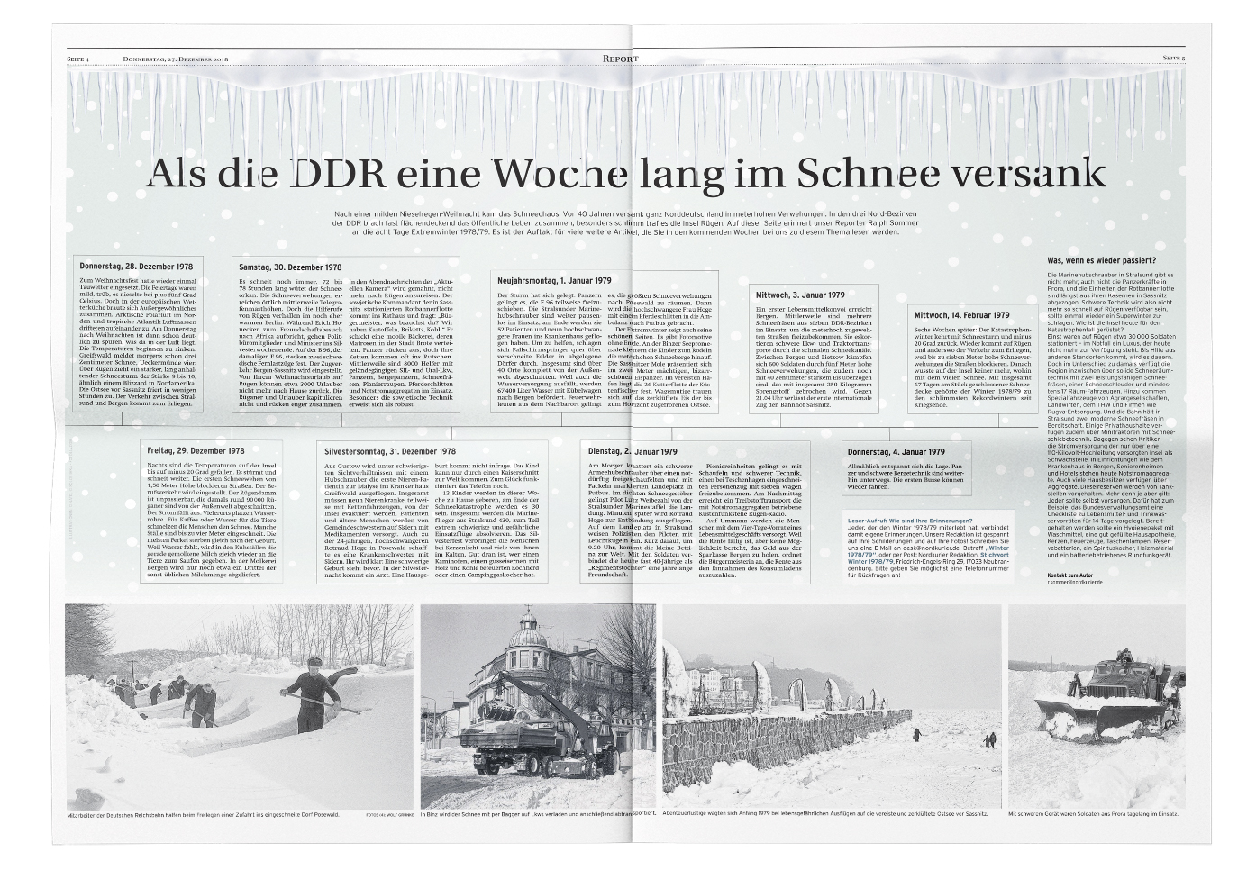 Panorama-Seite DDR Schnee